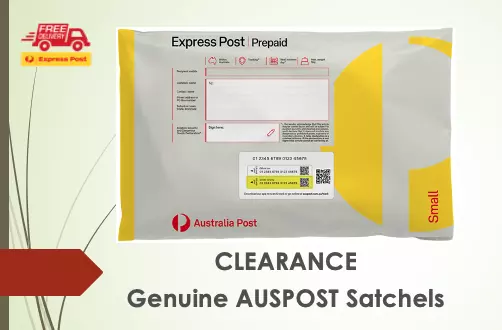 Express 10 x Genuine Australia Post Prepaid Express Small Satchel (5kg)