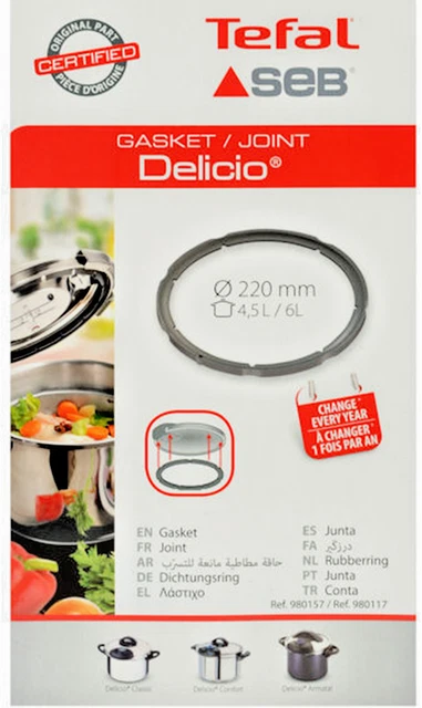 Tefal delicio pressure cooker spare parts outlet