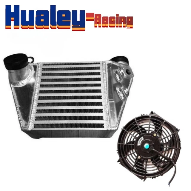 SIDE MOUNT INTERCOOLER &Fan Fit GOLF VW MK4 GTI AUDI A3 BORA 1.8T 1