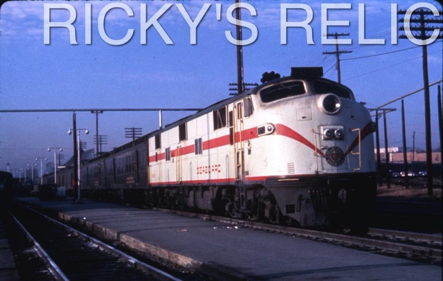 Duplicate Slide SAL #3020 On #4 EMD E7A Seaboard Coast Line Hamlet NC 1959