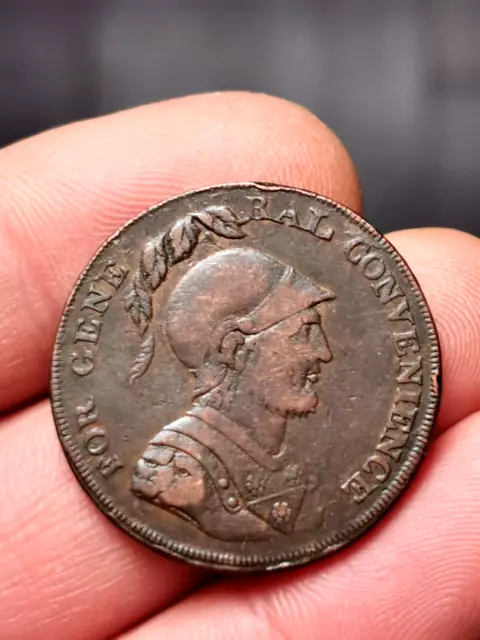 Grande-Bretagne, General Convenience, Halfpenny Token 1797 ! 9,88g