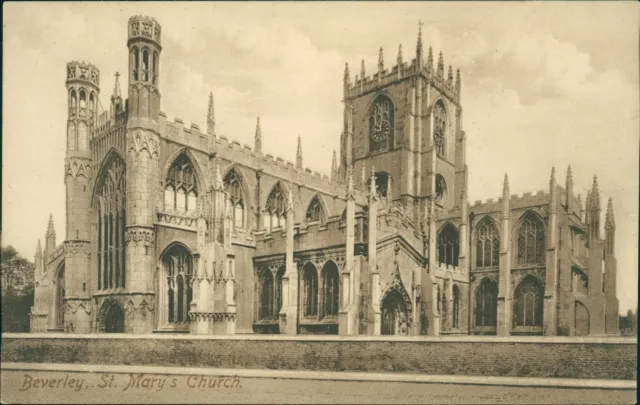 Beverley St Mary's Church Friths Series 17886 Pre 1918