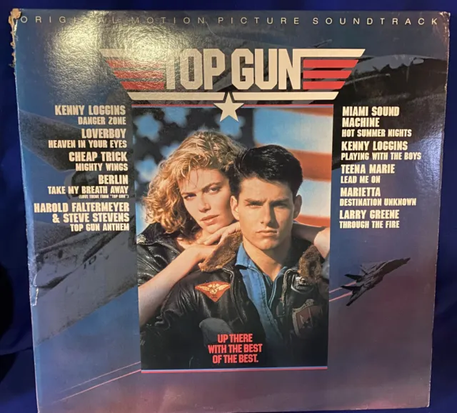 Top Gun Original Motion Picture Soundtrack, 1986 Vinyl LP