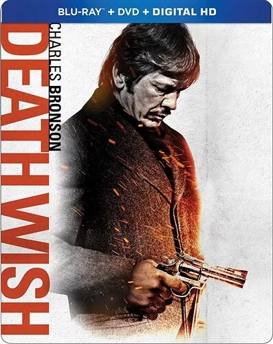 DEATH WISH NEW Blu-ray + DVD Steelbook 1974 Charles Bronson Out of ...