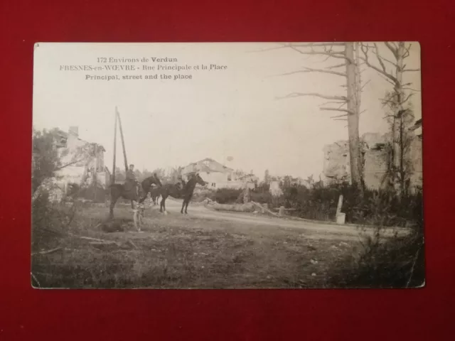CPA 55 FRESNES in WOEVRE (Meuse) Main Street and Place