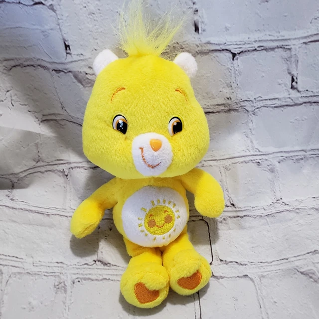CARE BEARS FUNSHINE Bear Plush 8.5Inch Stuffed Animal Toy Embroidered
