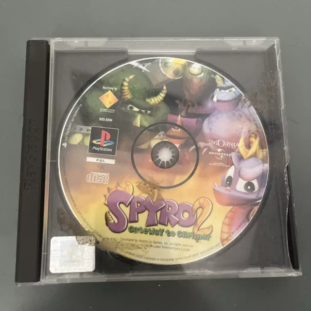 SPYRO 2 GATEWAY TO GLIMMER for SONY PS1 Game Only