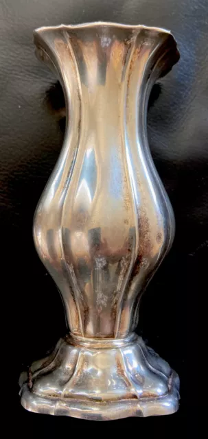 hübsche antike 800er   Silber Vase