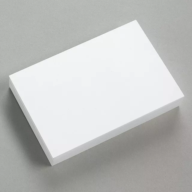 50 White Cards Blank Thank You Tags Gift Wedding Place Name Favor Flash Card Tag