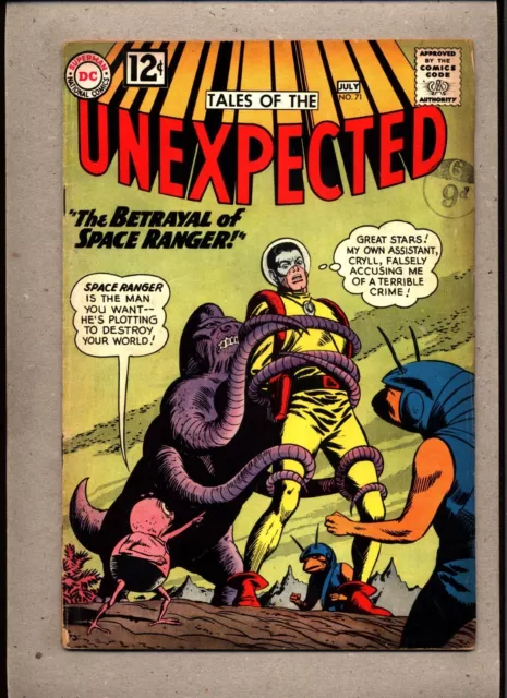 Tales Of The Unexpected #71_July 1962_Vg Minus_"The Betrayal Of Space Ranger"!