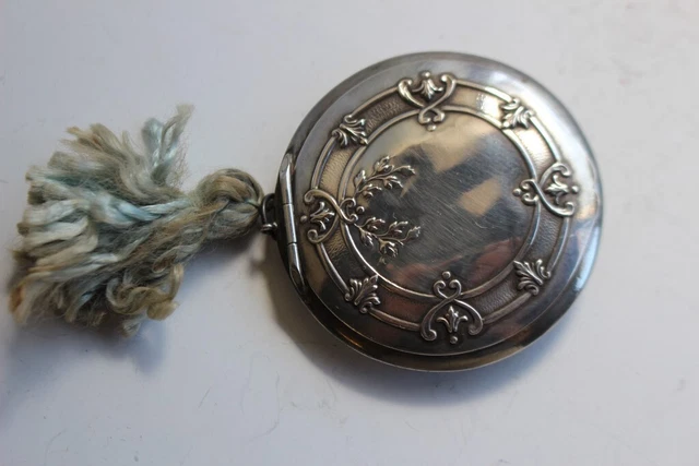 Broche Art Nouveau En Argent Guilloché Fin XIXe Siècle - Deux Trèfles à 3 Feuilles - Occasion - France