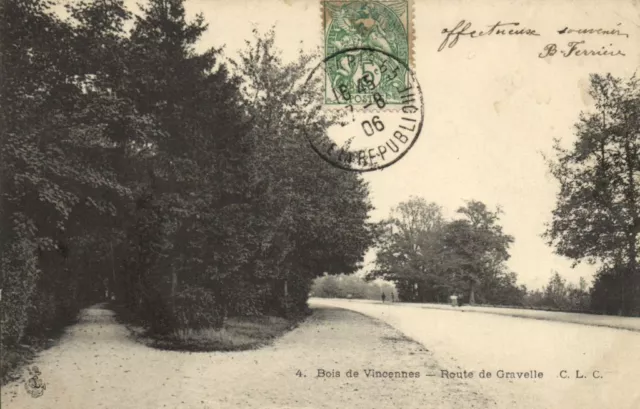 Bois de Vincennes-Route de Gravelle CPA Saintry - L'Arcadie (180333)