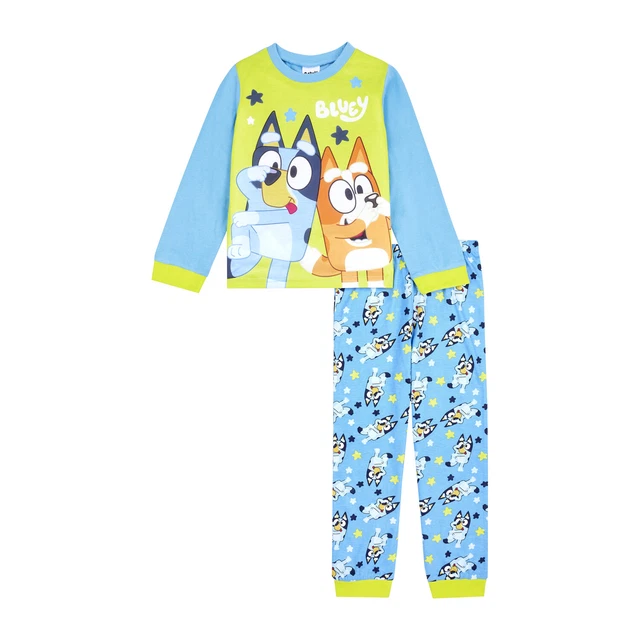 BLUEY BOYS PYJAMAS, Bluey & Bingo Pjs Ages 2 to 8 Years, Official Bluey