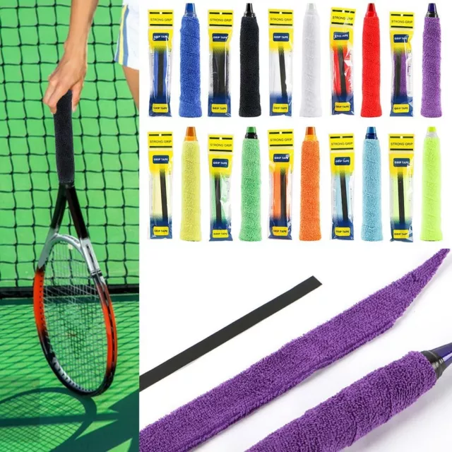 60 PCS Tennis Racket Overgrips Padel Over Grips Badminton Over Grips Sweat  Absorbed Wraps Tapes Grips