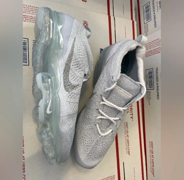 Nike Air Vapormax 2023 FK Flyknit Pure Platinum White DV6840-100 Size 7.5