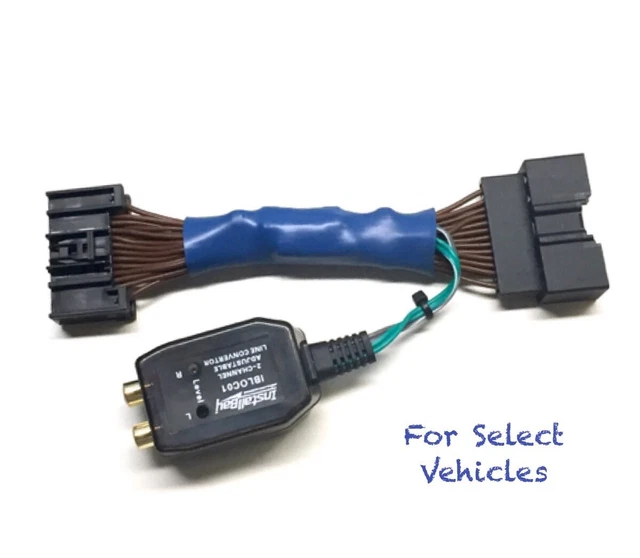 STEREO ADD AN Amp Amplifier Adapter Interface to OEM Factory Radio for