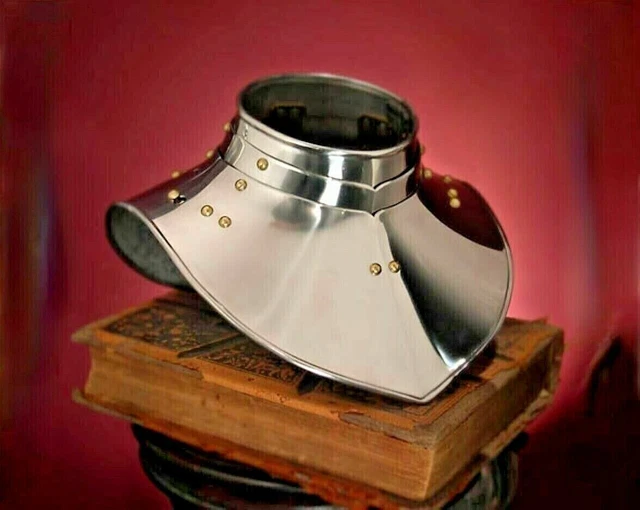 ANTIQUECOLLECTION Volledig Gorget en Bevor Functioneel Middeleeuws Halspantser ANTIQUECOLLECTION Volledig Gorget en Bevor Functioneel Middeleeuws Halspantser