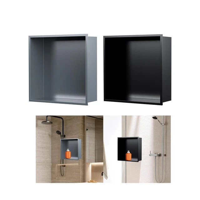 Nicho de pared, inserto de nicho de pared, armario de pared, ducha moderna, ducha