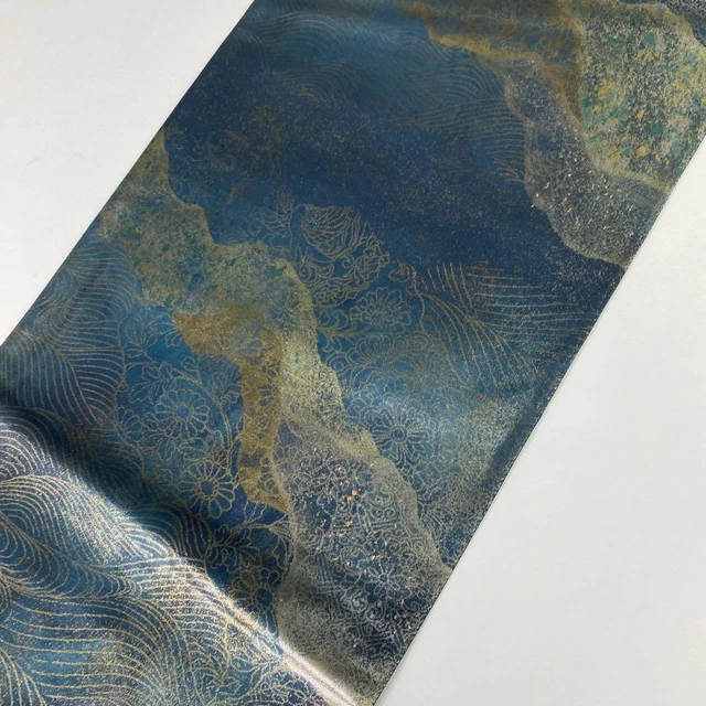 Japanese Kimono Belt Fukuro Obi Authentic Silk Summer Antique Japan 1205
