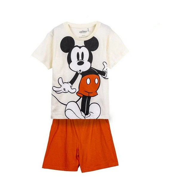 Pigiama Per bambini Mickey Mouse Beige Taglia:7 anni