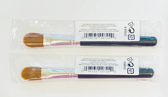 Cepillos correctores de cobertura BareMinerals MAX, 2 cepillos nuevos de Bare Escentuals