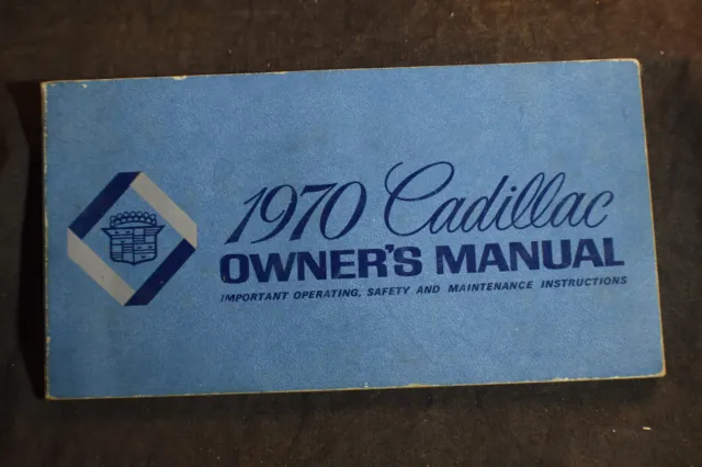 1970 Cadillac Owners Manual