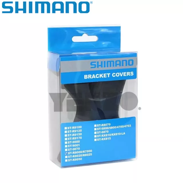 Genuine Shimano Ultegra ST-R8000/R7000 Bracket Covers Shifter Hoods Set Black