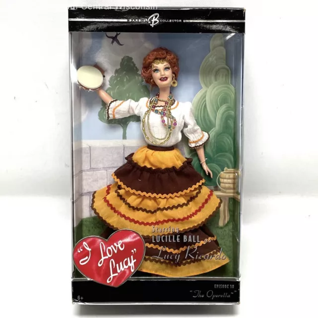 IOB Mattel I Love Lucy Barbie Collector Doll