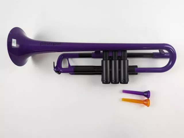 Gear4Music pTrumpet Plastic Trumpet Bb Musical Instrument Beginner Purple