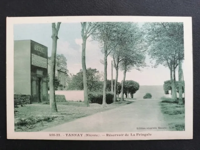 cpa Burgundy 58 - TANNAY (Nièvre) RESERVOIR d'Eaux Avenue de la FRINGALE