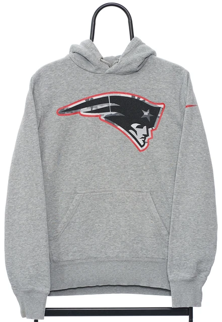 Vintage Nike NFL New England Patriots Grey Hoodie - Small