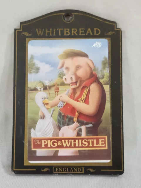 Pub World The Famous British Pub Sign Collection Whitbread Pig and Whistle Duck