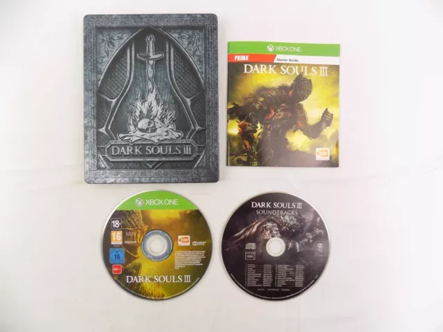 Mint Disc Xbox One Dark Souls III Apocalypse Edition Steelbook Free Postage