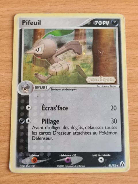 Carte Pokemon Française Pifeuil 41/92 ex créateurs de légendes holographique