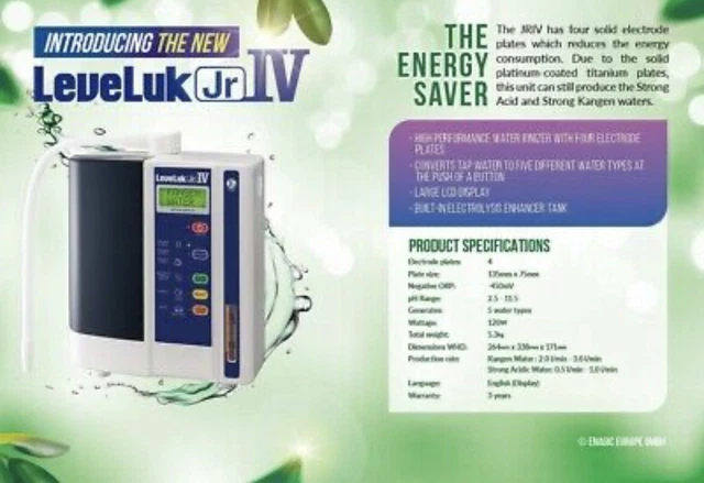 LeveLuk Jr 4 Kangen Water Filter
