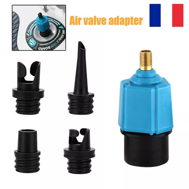 Adaptateur de valve de pompe de bateau gonflable SUP Air Paddle Board Kayak