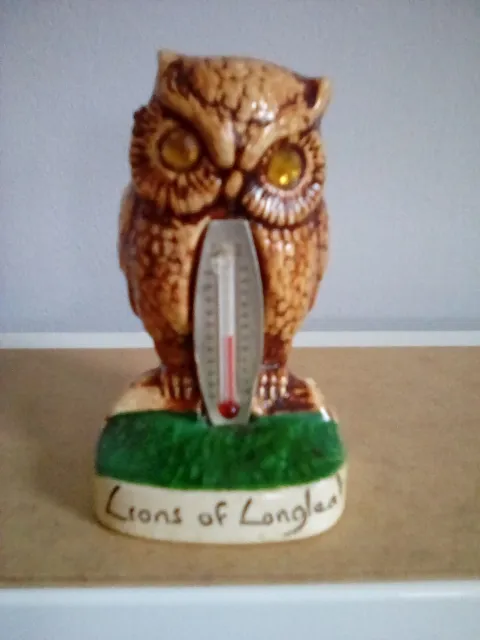 Vintage Manor Ware owl thermometer