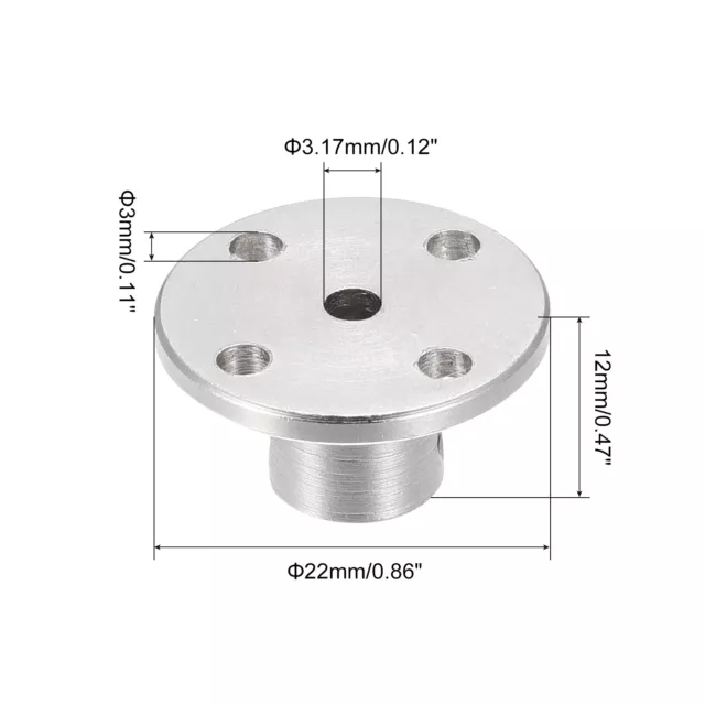 4pcs 3.17mm Coupling Connector Connector Connector Clamping Screws 2pcs M1.5 2