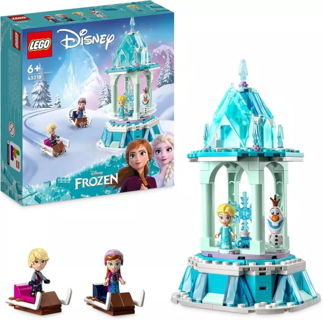 LEGO Disney Frozen La Giostra Magica Di Anna Ed Elsa, Castello di Frozen