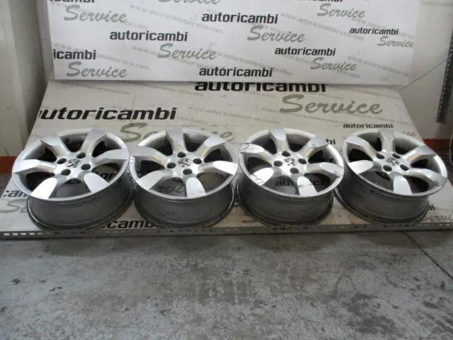 9652489880 Set 4 Cerchi In Lega Da 16 Pollici Peugeot 307 Cc 1.6 80Kw B 5M 3P (2