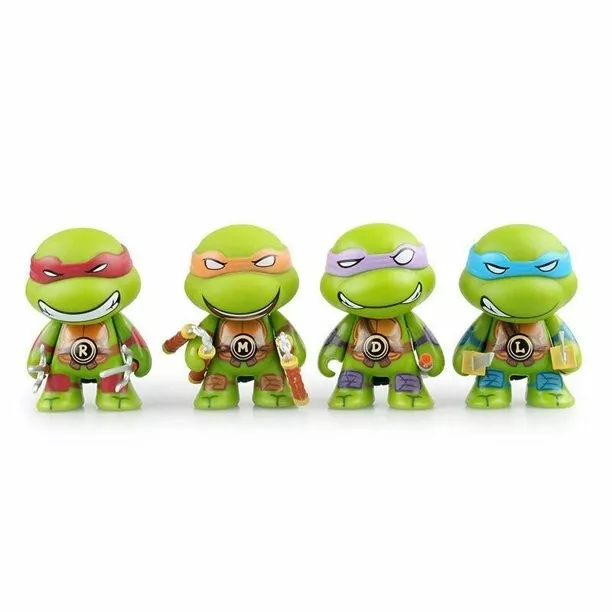 4 Pcs Teenage Mutant Ninja Turtles Mini Action Figures TMNT Collection Toy Gift