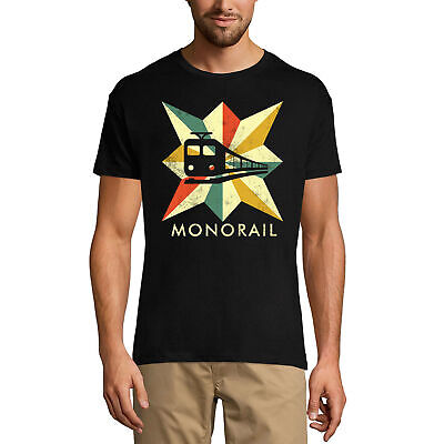 ULTRABASIC Homme T-shirt Rétro monorail - Tee-shirt vintage
