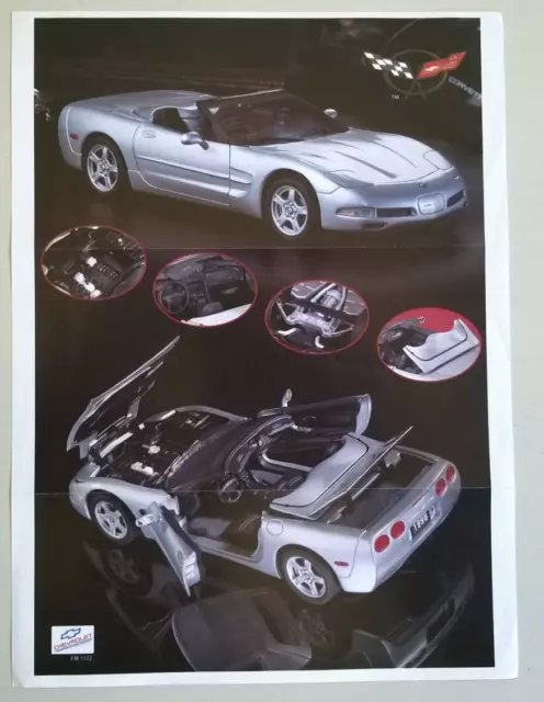 Chevrolet Corvette (1998) : Brochure publicitaire FRANKLIN MINT (en français)