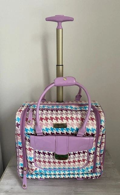Samantha Brown Underseat Wheeled Bag 15" Carryon Multicolor
