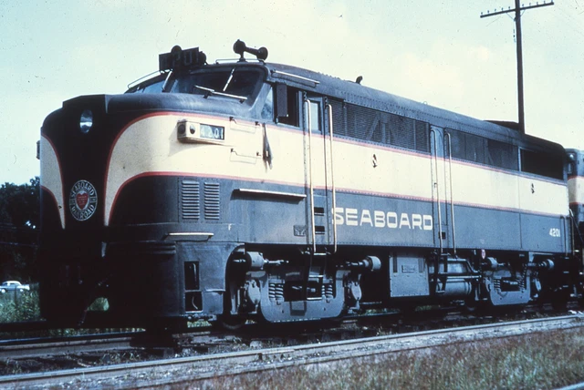 Duplicate Train Slide Seaboard FA #4201 Raleigh North Carolina