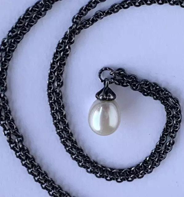Trollbeads White Pearl Necklace Nordic Denmark
