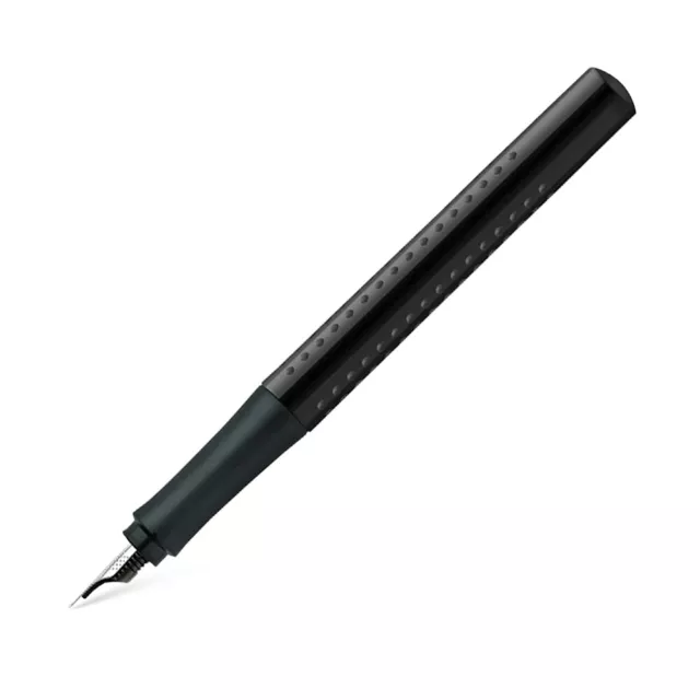 Faber-Castell Grip Harmony Fountain Pen in Black - Fine Point - NEW in Box