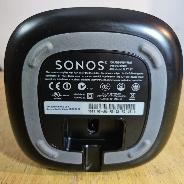 SONOS PLAY1 + Bridge Compact Wireless Smart Speaker Home Cinema