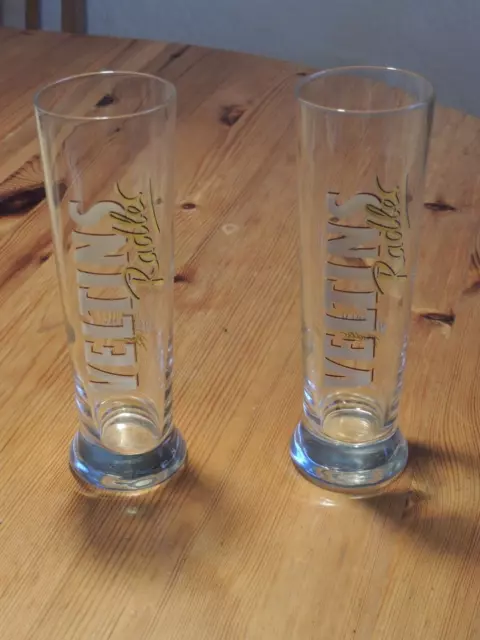 2 Veltins Radler Glas Bierglas, 0,2l Sammeln Bier Bar Kneipe Sammelglas