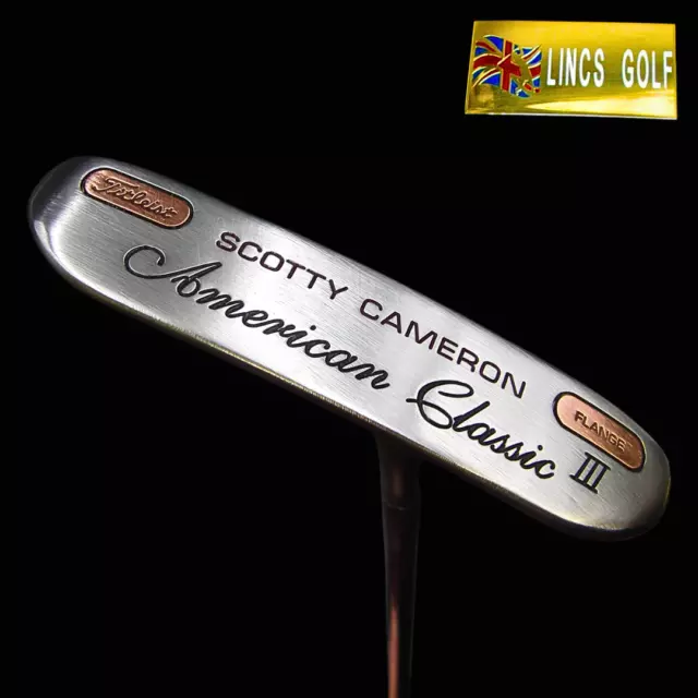 Refurbished Scotty Cameron Titleist American Classic III Putter 89cm Steel Refurbished Scotty Cameron Titleist American Classic III Putter 89cm Steel